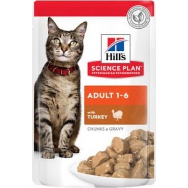 HILL'S SP FELINE Adult Γαλοπούλα 85gr