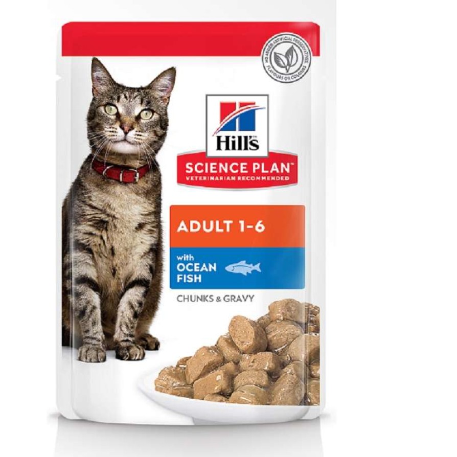 HILL'S SP FELINE ADULT OCEAN FISH 85GR HILL S