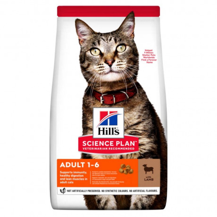 HILL'S SP FELINE ADULT ΑΡΝΙ & ΡΥΖΙ 300GR HILL S
