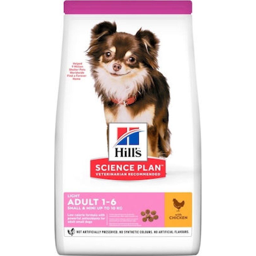 HILL'S SP CANINE ADULT LIGHT SMALL&MINI ΚΟΤΟΠΟΥΛΟ 1,5KG HILLS