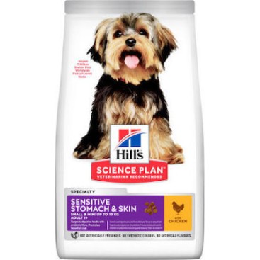 HILL'S SP CANINE Adult Sensitive Stomach&Skin Small&Mini Κοτόπουλο 1,5kg