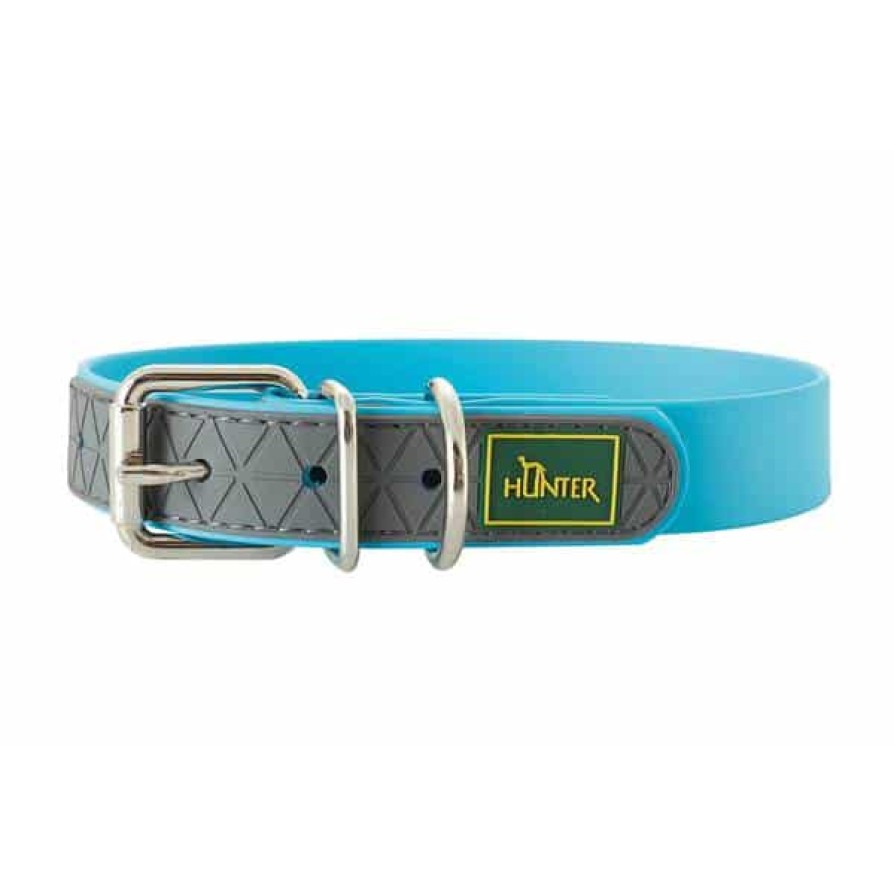 COLLAR CONVENIENCE 35CM TURQUOISE HUNTER