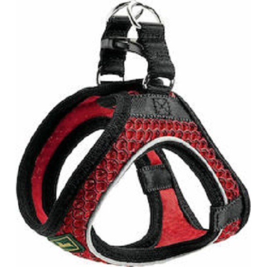 Harness Hilo Comfort XS mesh, red with refl. bise HUNTER