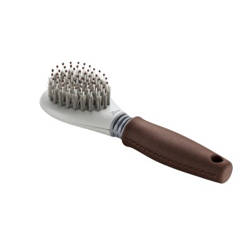 HUNTER GROOMING BRUSH SPA BROWN/GREY SMALL