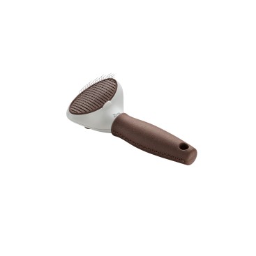 HUNTER SLICKER BRUSH SPA SELF CLEANING BROWN/GREY MEDIUM