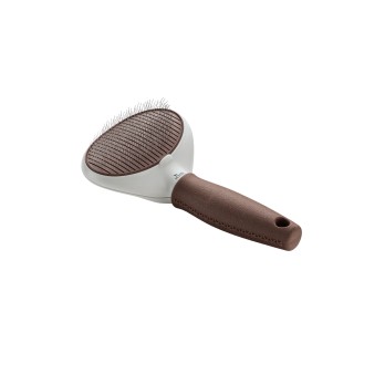 HUNTER SLICKER BRUSH SPA SELF CLEANING BROWN/GREY LARGE