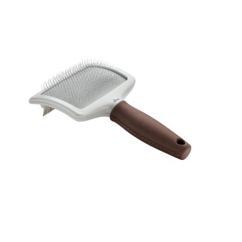 HUNTER ''PLUCK AND COMB'' COMBING BRUSH SPA BROWN/GREY LARGE