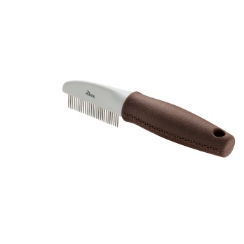HUNTER GROOMING COMB SPA WITH ROTATING PINS BROWN/GREY MEDIUM