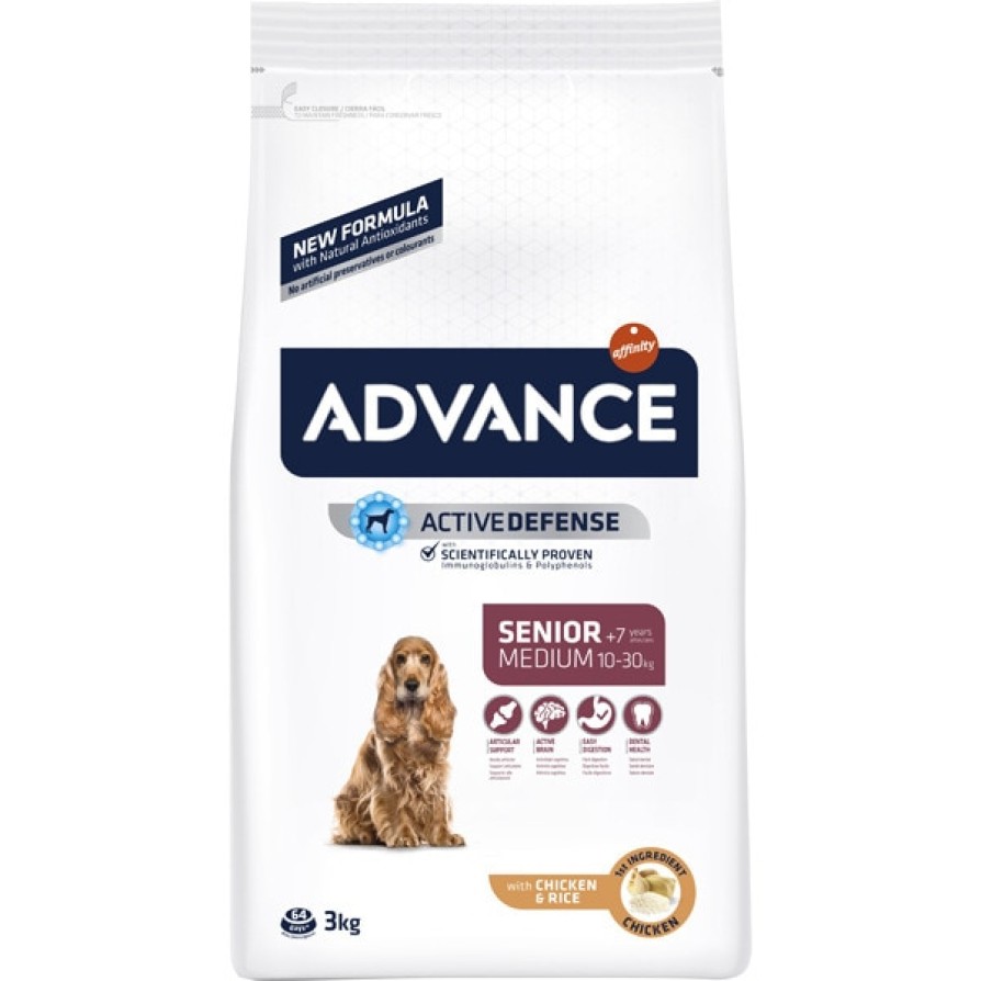 ADVANCE DOG MEDIUM SENIOR 3kg ADVANCE