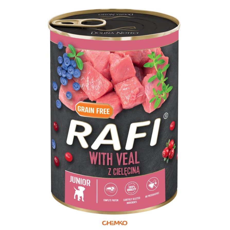 RAFI JUNIOR ΠΑΤΕ ΜΟΣΧΑΡΙ, BLUEBERRY & CRANBERRY 400GR RAFI