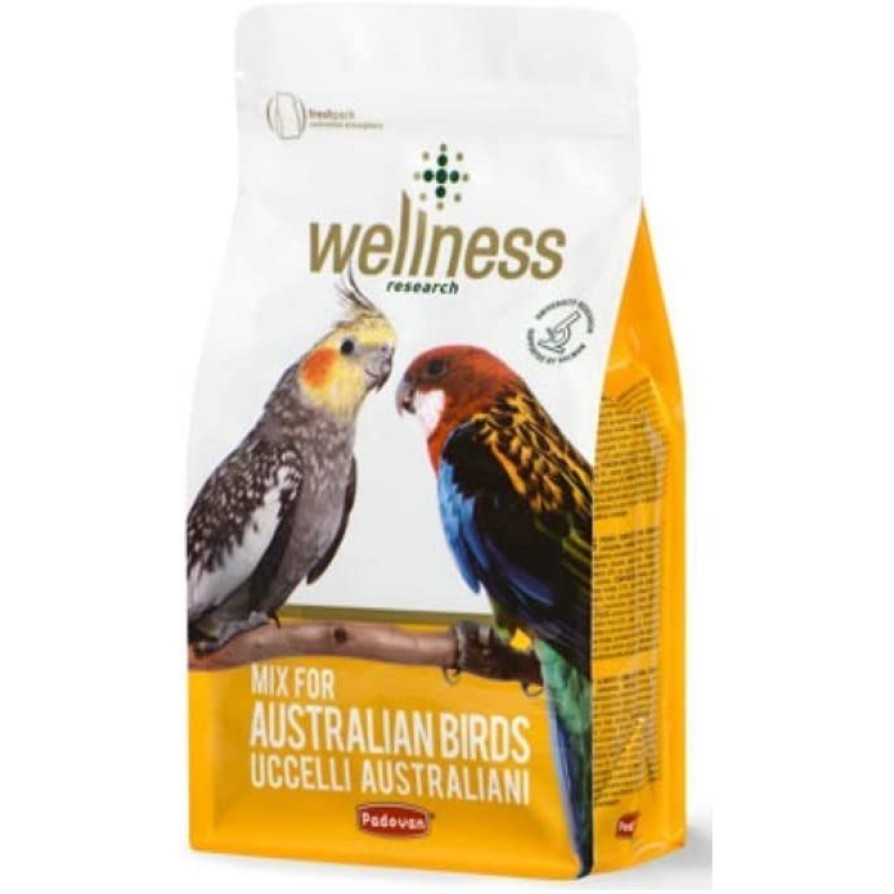 PADOVAN WELLNESS AUSTRALIAN BIRDS 850gr ΓΙΑ ΠΑΠΑΓΑΛΑΚΙΑ