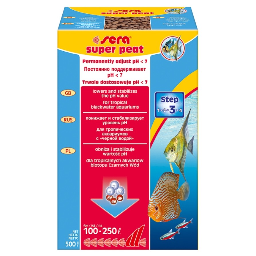 sera blackpeat granulate 500gr SERA