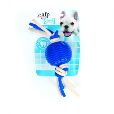 AFP Παιχνίδι Σκύλου οδοντικής φροντίδας Flexi Rope Dental Ball