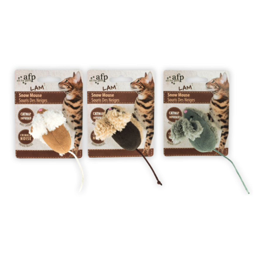 AFP ΠΑΙΧΝΙΔΙ ΓΑΤΑΣ LAMBSWOOL MOUSE AFP