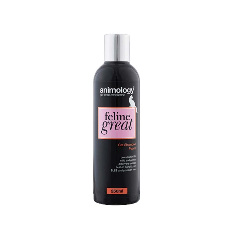 ANIMOLOGY FELINE GREAT CAT SHAMPOO PEACH ANIMOLOGY 