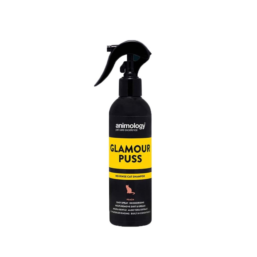 ANIMOLOGY GLAMOUR PUSS NO RINSE CAT SHAMPOO PEACH ANIMOLOGY 