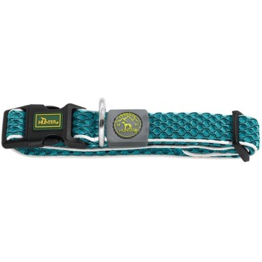 HUNTER COLLAR HILO VARIO BASIC L, MESH TURQUOISE 40-60CM