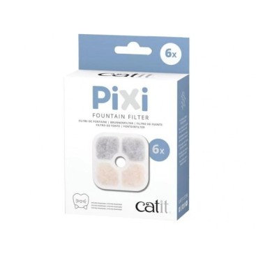CA PIXI FOUNTAIN FILTER CARTRIDGE 6PK