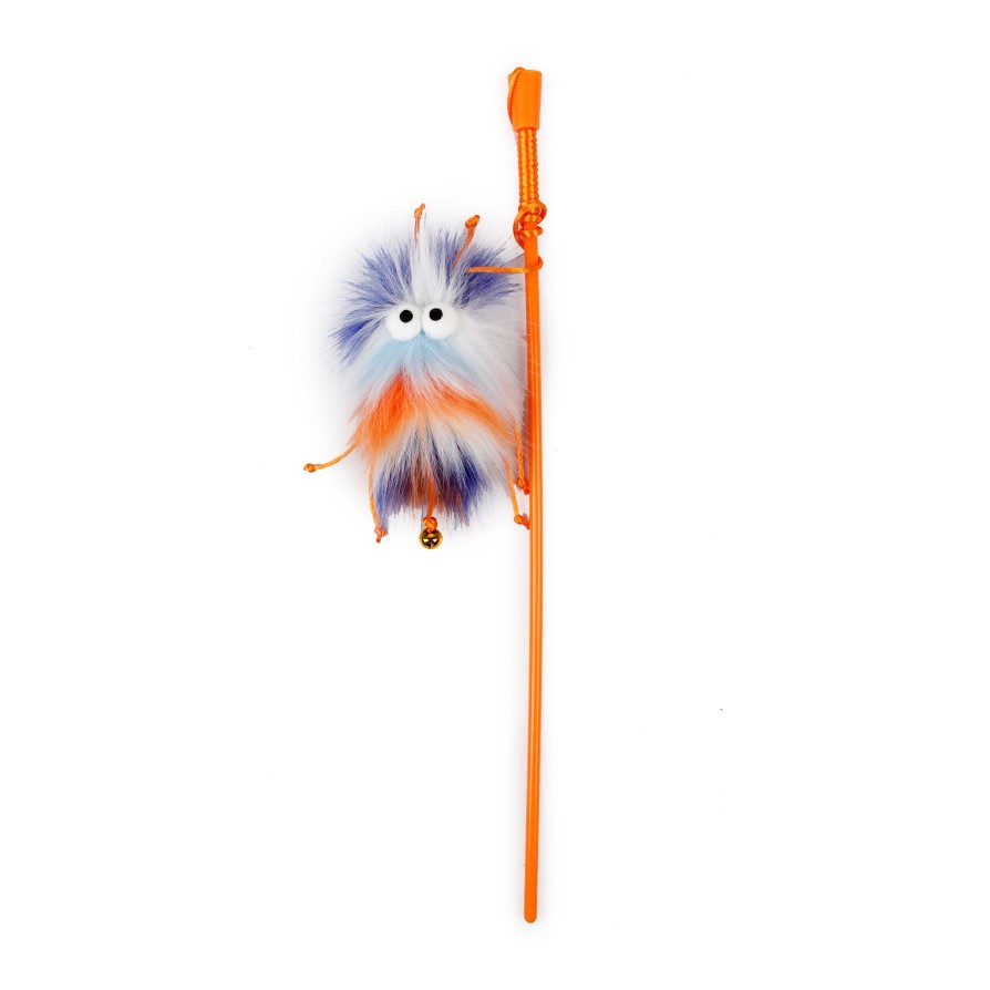 AFP ΠΑΙΧΝΙΔΙ ΓΑΤΑΣ FLUFFER WAND ΠΟΡΤΟΚΑΛΙ AFP