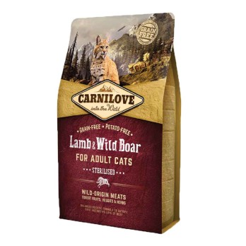 CARNILOVE CAT ADULT STERILISED LAMB