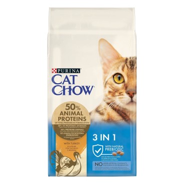 PURINA CAT CHOW FELINE 3IN1 TURKEY