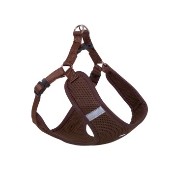 NOBBY ΑΝΑΤΟΜΙΚΟ ΕΠΙΣΤΗΘΙΟ MESH REFLECT BROWN W:10mm, L:33-41cm+37cm