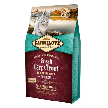 CARNILOVE CAT FRESH ADULT CARP - STERILISED