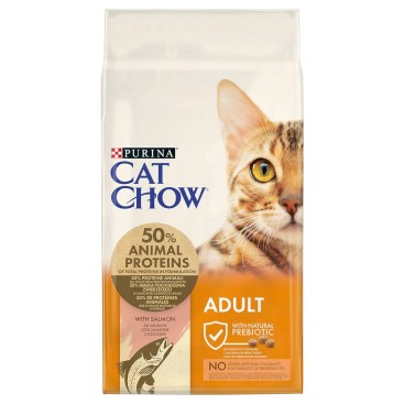 PURINA CAT CHOW ADULT ΣΟΛΟΜΟΣ & ΤΟΝΟΣ