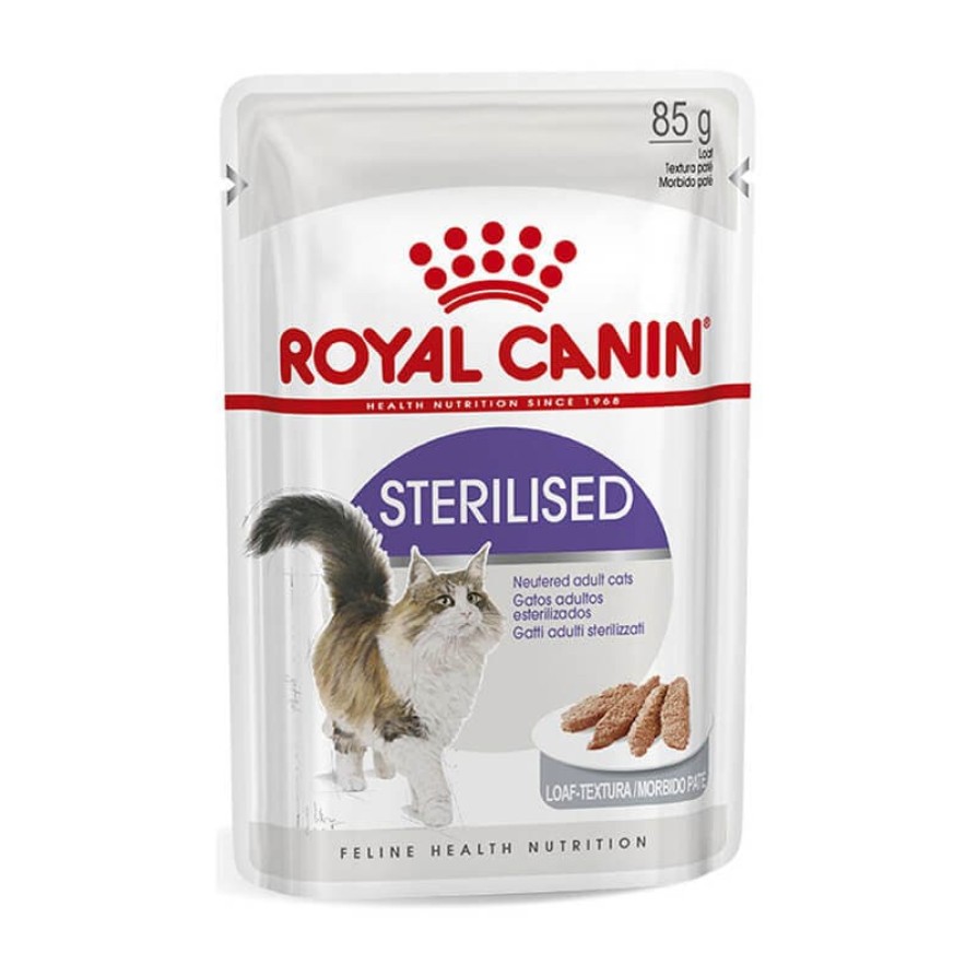 ROYAL CANIN ΦΑΚΕΛΑΚΙ STERILISED ΙΝ LOAF 85GR ROYAL CANIN