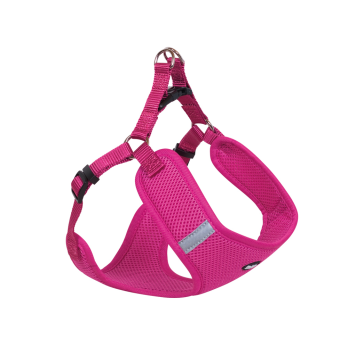 NOBBY ΑΝΑΤΟΜΙΚΟ ΕΠΙΣΤΗΘΙΟ MESH REFLECT RASBERRY W:10mm, L:28-33cm+32cm
