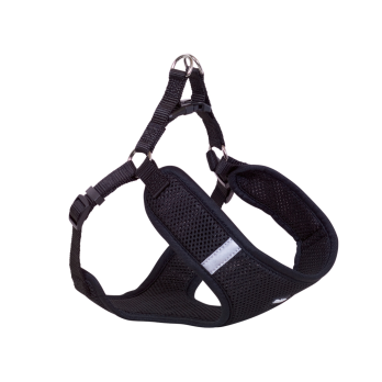 NOBBY ΑΝΑΤΟΜΙΚΟ ΕΠΙΣΤΗΘΙΟ MESH REFLECT BLACK W:10mm, L:33-41cm+37cm
