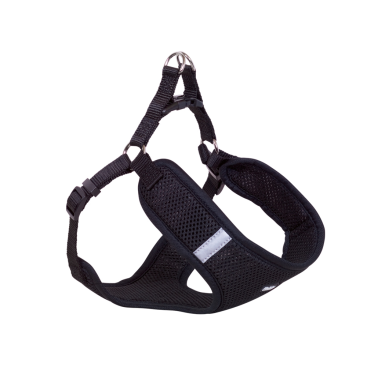 NOBBY ΑΝΑΤΟΜΙΚΟ ΕΠΙΣΤΗΘΙΟ MESH REFLECT BLACK W:10mm, L:33-41cm+37cm
