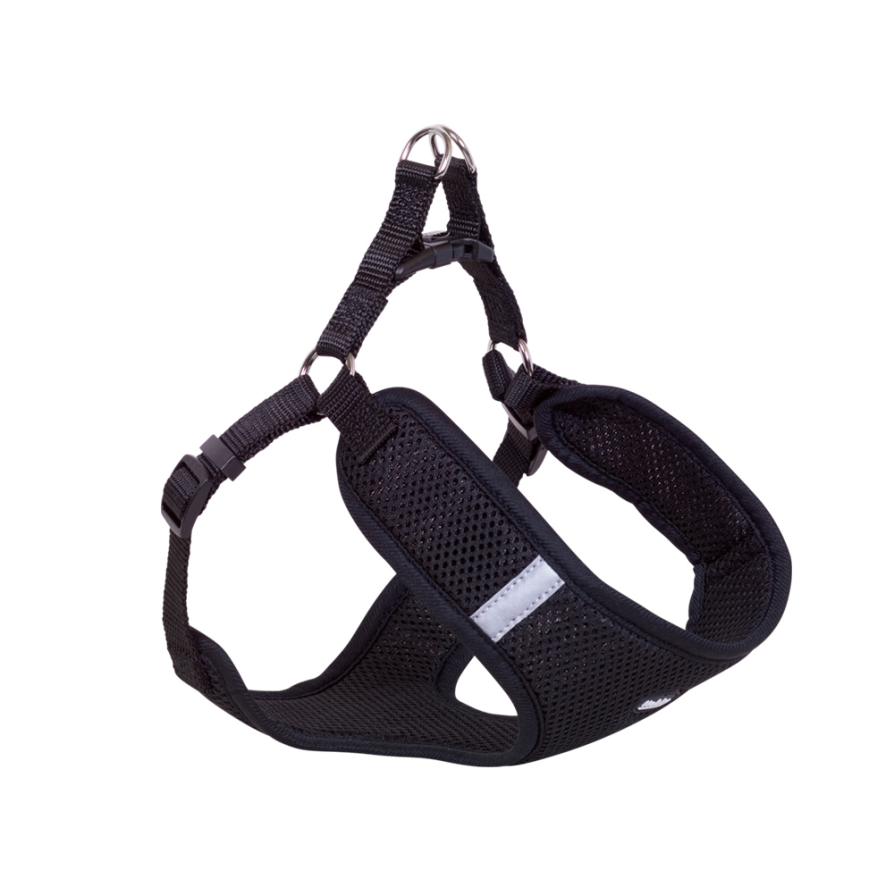 NOBBY-Ανατομικό Επιστήθιο-MESH REFLECT W: 10mm; L: 33-41cm + 37cm ΜΑΥΡΟ NOBBY