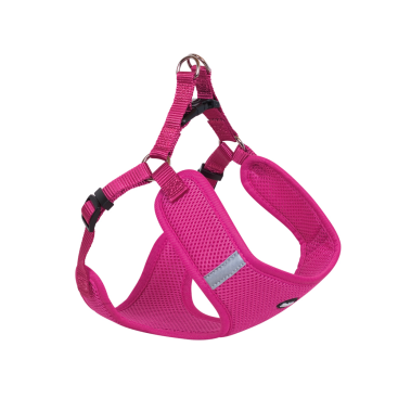 NOBBY ΑΝΑΤΟΜΙΚΟ ΕΠΙΣΤΗΘΙΟ MESH REFLECT RASBERRY W:10mm, L:41-46cm+42cm
