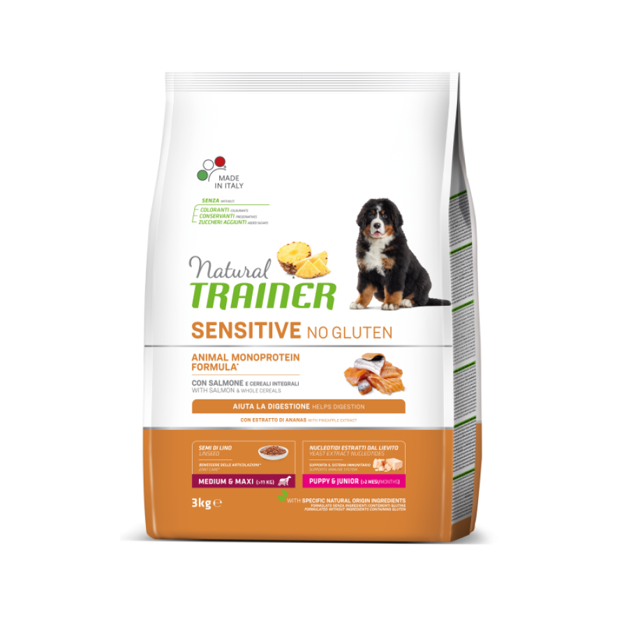 TRAINER SENSITIVE PUPPY JUNIOR M/M ΜΕ ΣΟΛΟΜΟ NATURAL TRAINER