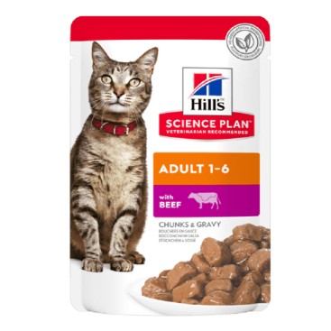 HILL'S SP FELINE Adult Μοσχάρι 85gr