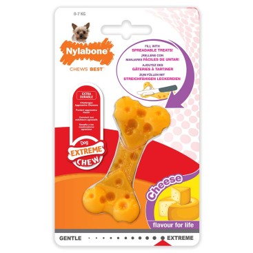 NYLABONE DURA CHEW CHEESE BONE M *προς Κ*