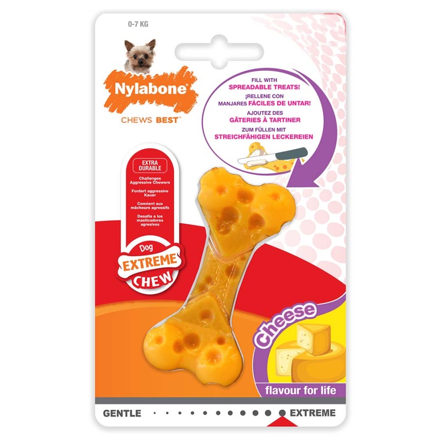NY DURA CHEW CHEESE BONE L NYLABONE