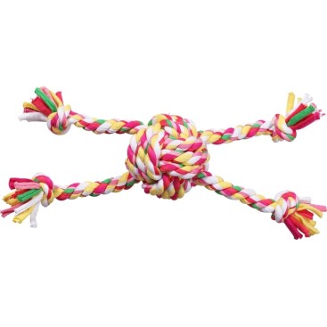 PW Παιχνίδι Σκύλου Colorful Braided Rope Ball 25.5cm
