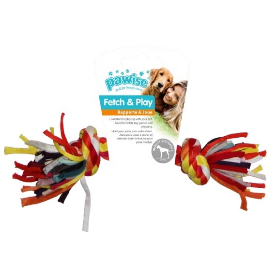 PW ΠΑΙΧΝΙΔΙ ΣΚΥΛΟΥ COLORFUL BRAIDED ROPE 23M PAWISE