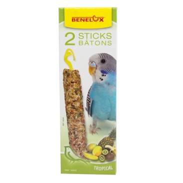 BENELUX STICKS για Μικρά Παπαγαλάκια με Τροπικά Φρούτα 2sticks *προς Κ*