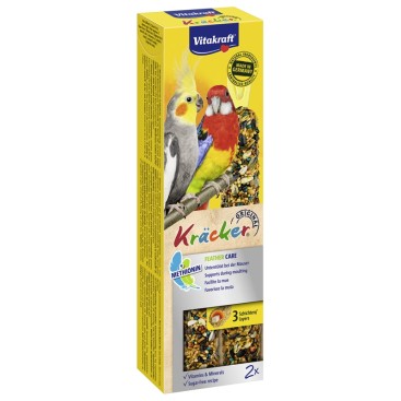 VITAKRAFT KRACKER DUO για Μεσαίους Παπαγάλους για την Προστασία του Φτερώματος 2sticks