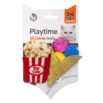 FO Παιχνίδι Γάτας Popcorn & Cone