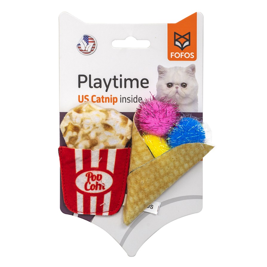 FO Παιχνίδι Γάτας Popcorn & Cone FOFOS
