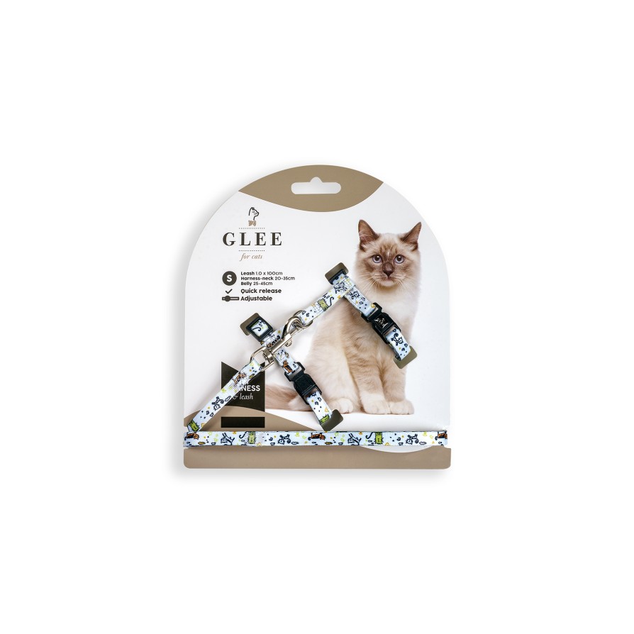 Glee Σαμαράκι & Οδηγός Ιμάντα Funny Cat S 