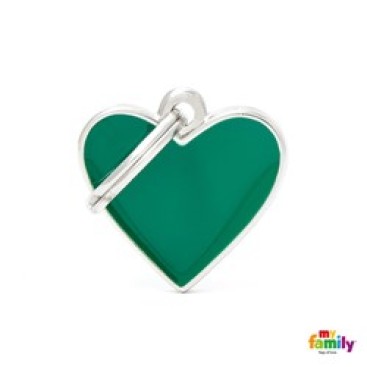 ΤΑΥΤΟΤΗΤΑ HANDMADE ΚΑΡΔΙΑ SMALL GREEN