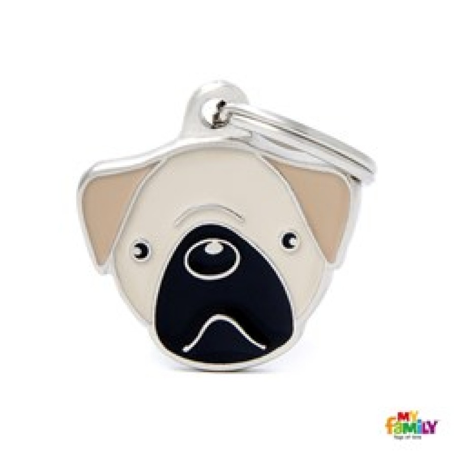 ΤΑΥΤΟΤΗΤΑ COLORS PUG BLACK AND WHITE