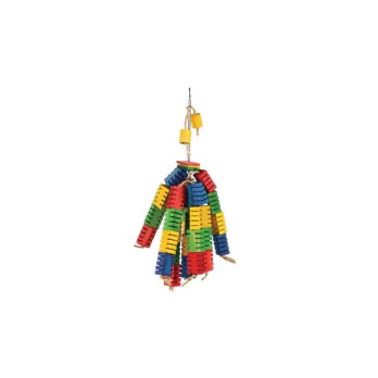 GROOVY COLOUR BLOCKS BIRD TOY MEDIUM