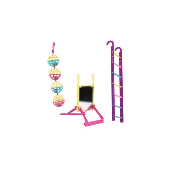 FUN AT THE FAIR BIRD TOY MULTIP BALL/LADDER/PERCH