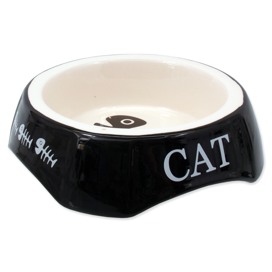 CERAMIC CAT BOWL 15x15x4.5cm MAGIC CAT